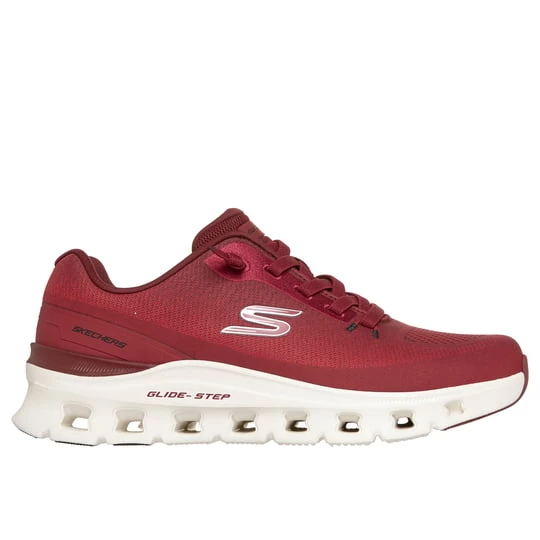 Obrázek produktu Skechers Muži Glide-Step Pro - Waverra Teniska v Temná Cervená, Vegan, Pratelné v pračce