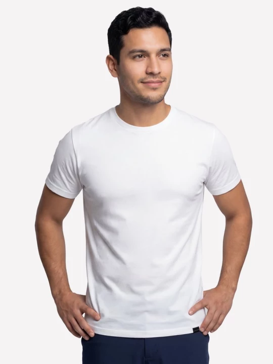 Obrázek produktu Skechers Muži GO DRI All Day Solid tričko v Bílý, Velikost Malý