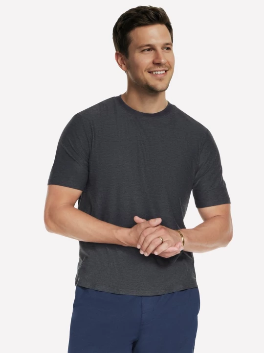 Obrázek produktu Skechers Muži GO DRI All Day tričko v Cerná / Sedá Uhlíková, Velikost Malý