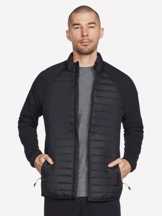 Obrázek produktu Skechers Muži GO SHIELD Hybrid bunda v Černá, Velikost Poloviční