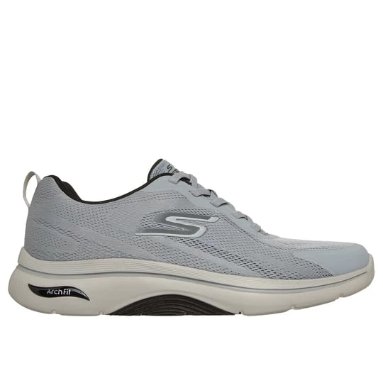 Obrázek produktu Skechers Muži GO WALK Arch Fit 2.0 - Levy Teniska v Šedá / Černá, Vegan, Pratelné v pračce