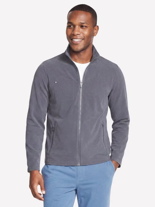 Obrázek produktu Skechers Muži GO WALK Everywhere Full Zip bunda v Cerná / Sedá Uhlíková, Velikost Poloviční