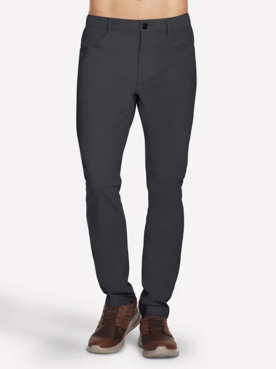 Obrázek produktu Skechers Muži GO WALK Premium 5 Pocket kalhoty v Cerná / Sedá Uhlíková
