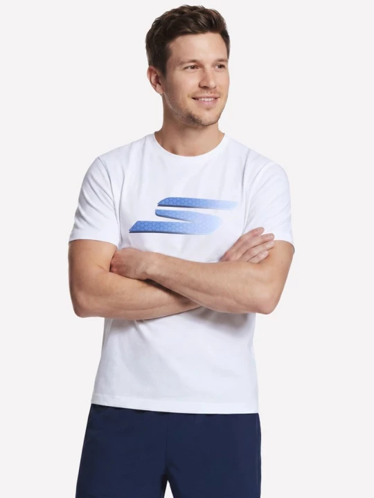 Obrázek produktu Skechers Muži Harry Kane Icon Graphic tričko v Bílý, Velikost Poloviční