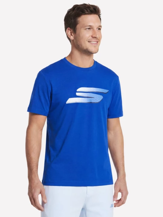 Obrázek produktu Skechers Muži Harry Kane Icon Graphic tričko v Modrý, Velikost Poloviční