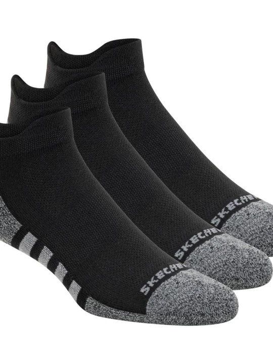 Obrázek produktu Skechers Muži Lowcut Heel Tab Work ponožky - 3 Pack v Černá, Velikost Velký