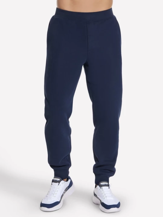 Obrázek produktu Skechers Muži Max Soft Fleece Jogger v Tmave Modrá, Velikost Malý
