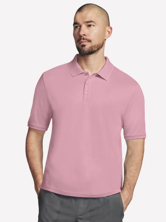 Obrázek produktu Skechers Muži Off Duty Polo v Šedá / Růžový, Velikost Malý