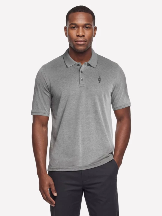 Obrázek produktu Skechers Muži Off Duty Polo v Sedá Uhlíková, Velikost Velký