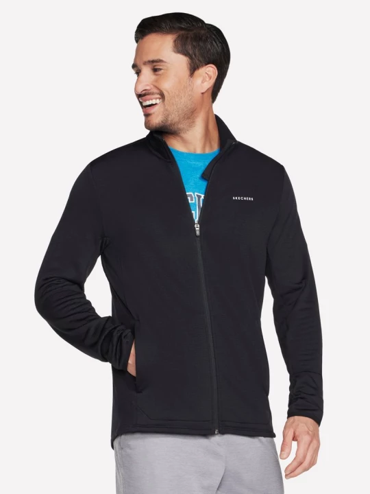 Obrázek produktu Skechers Muži SKECH-KNITS ULTRA GO Thermal Full Zip bunda v Černá, Velikost Malý
