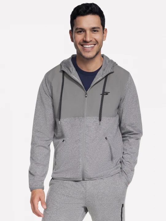 Obrázek produktu Skechers Muži SKECH-KNITS Ultra Go Weekend Full Zip mikina v Světle Šedá, Velikost Malý