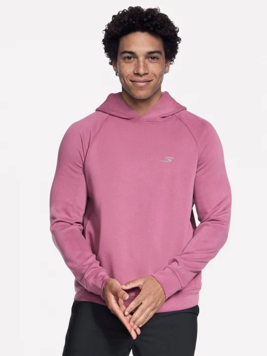 Obrázek produktu Skechers Muži SKECHCLOUD Elevate mikina v Burgundské / Vícebarevné, Velikost Poloviční