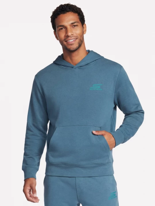 Obrázek produktu Skechers Muži SKECHCLOUD Elevate mikina v Tmave Modrá / Sedá, Velikost Poloviční