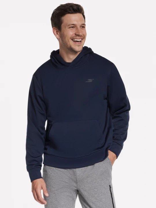 Obrázek produktu Skechers Muži SkechTech Fleece Pace mikina v Tmave Modrá, Velikost Poloviční