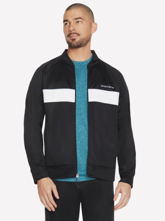 Obrázek produktu Skechers Muži SKECHTECH Premier Track bunda v Černá, Velikost Poloviční