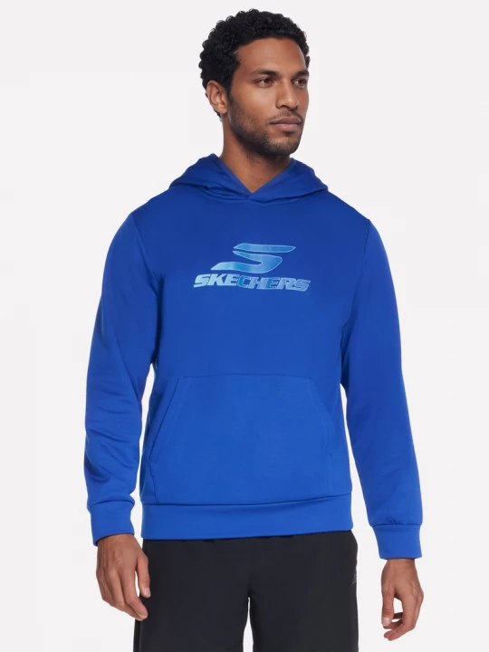 Obrázek produktu Skechers Muži SkechTech Rally mikina v Modrý, Velikost Poloviční