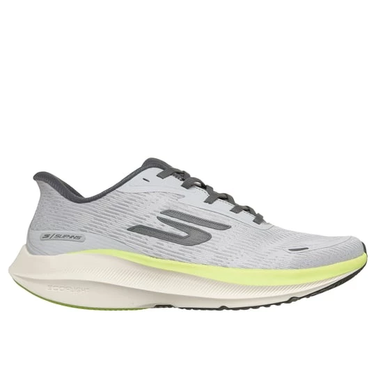 Obrázek produktu Skechers Muži Slip-ins: Aero Pulse Slip-On Shoes v Šedá / Limetková, Vegan, Pratelné v pračce, Arch Fit