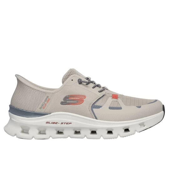 Obrázek produktu Skechers Muži Slip-ins: Glide-Step Pro Shoes v Sedohnedá/Oranzový, Vegan, Pratelné v pračce