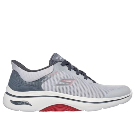 Obrázek produktu Skechers Muži Slip-ins: GO WALK Arch Fit 2.0 - Cal Shoes v Šedá / Červené, Vegan béžová