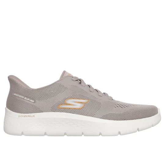Obrázek produktu Skechers Muži Slip-ins: GO WALK Flex - Master Shoes v Sedohnedá, Vegan, Pratelné v pračce