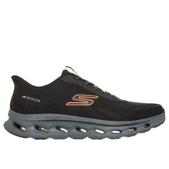 Obrázek produktu Skechers Muži Slip-ins: GO WALK Glide-Step 2.0 - Jab Shoes v Černá / Oranžový, Pratelné v pračce béžová