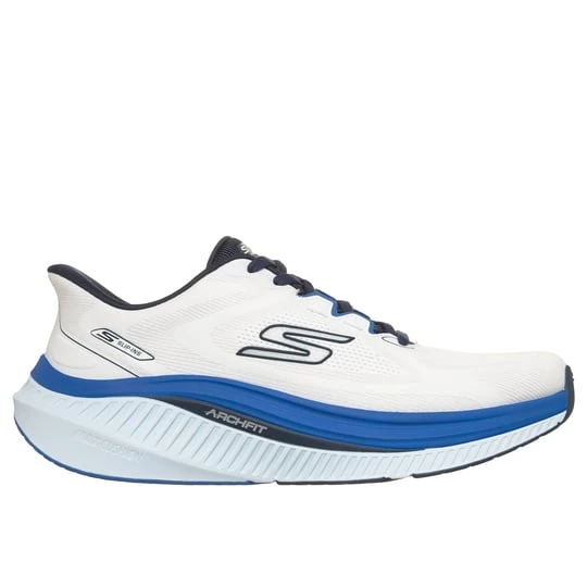 Obrázek produktu Skechers Muži Slip-ins: GO WALK Max Cushioning Arch Fit - Jeremie Shoes v Bílá / Tmave Modrá, Pratelné v pračce