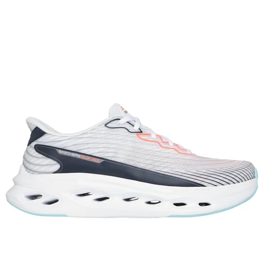 Obrázek produktu Skechers Muži Slip-ins: Max Cushioning Glide-Step - Sapphire Shoes v Bílá, Vegan, Pratelné v pračce