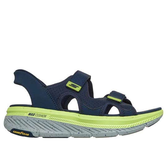 Obrázek produktu Skechers Muži Slip-ins: Max Cushioning Premier 2.0 sandály - Julian v Tmave Modrá / Limetková, Pratelné v pračce