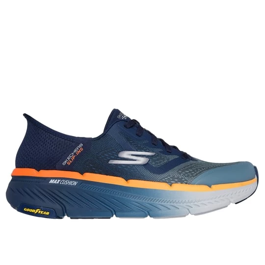 Obrázek produktu Skechers Muži Slip-ins: Max Cushioning Premier 2.0 Shoes v Tmave Modrá / Oranzový, Vegan, Pratelné v pračce