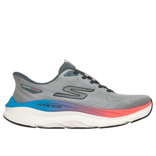 Obrázek produktu Skechers Muži Slip-ins: Max Run Shoes v Sedá, Vegan, Pratelné v pračce