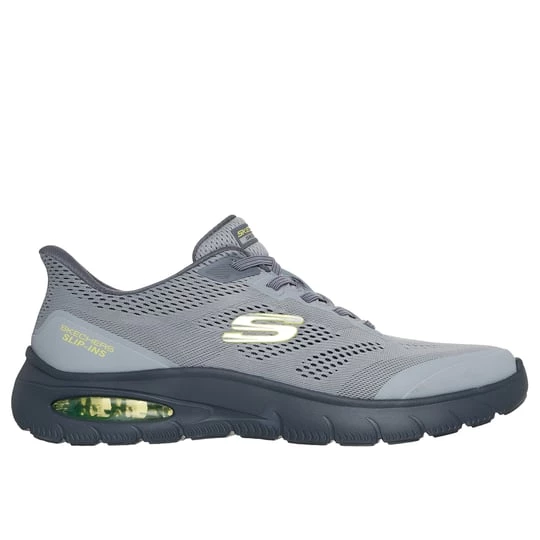 Obrázek produktu Skechers Muži Slip-ins: Skech-Air Summits Shoes v Sedá Uhlíková / Limetková, Vegan, Pratelné v pračce