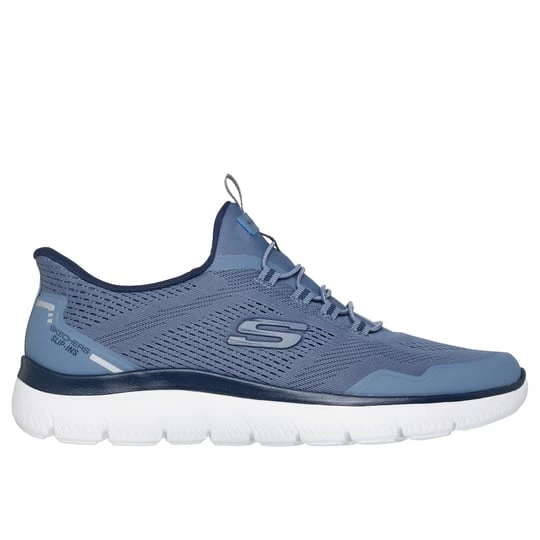 Obrázek produktu Skechers Muži Slip-ins: Summits - Top Rate Shoes v Sedá Modrá, Vegan, Pratelné v pračce