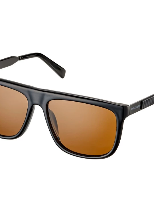Obrázek produktu Skechers Muži Square Hardware Shiny Lens sluneční brýle v Černá