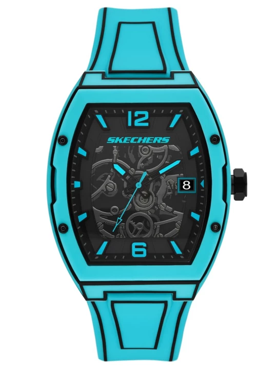 Obrázek produktu Skechers Muži Tellem Pop Art hodinky v Černá/Modrý
