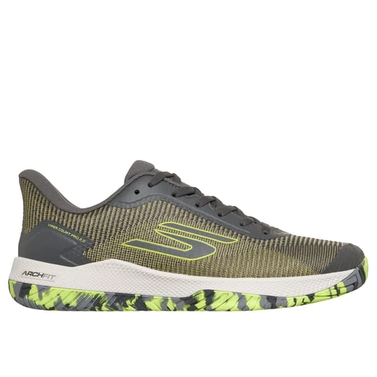 Obrázek produktu Skechers Muži Viper Court Pro 2.0 Shoes v Šedá / Žlutá, Arch Fit zlatá