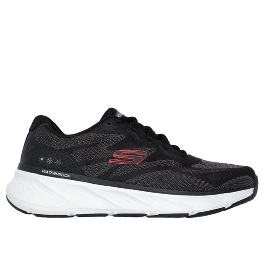 Obrázek produktu Skechers Muži Waterproof Relaxed Fit: Edgeride - Konzo Shoes v Černá / Červené, Vegan, Pratelné v pračce