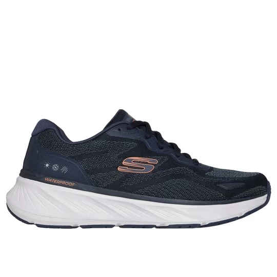 Obrázek produktu Skechers Muži Waterproof Relaxed Fit: Edgeride - Konzo Shoes v Tmave Modrá / Oranzový, Vegan, Pratelné v pračce