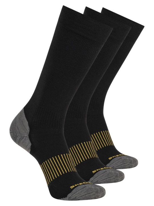 Obrázek produktu Skechers Muži Work: 3 Pack Men's Over Calf Compression ponožky v Černá, Velikost Velký