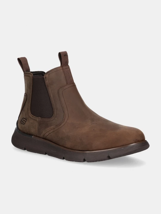Obrázek produktu Skechers Nubukové kotníkové boty Skechers AUGUSTINO PAULO hnědá