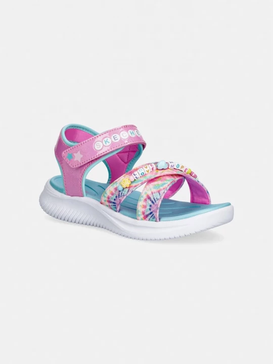 Obrázek produktu Skechers sandály dětské JUMPSTERS SANDAL - TIE DYE BF růžová