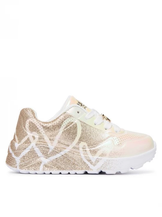 Obrázek produktu Skechers Sneakersy Jgoldcrown: Uno Lite - Heartdust Forever 310814L Zlatá