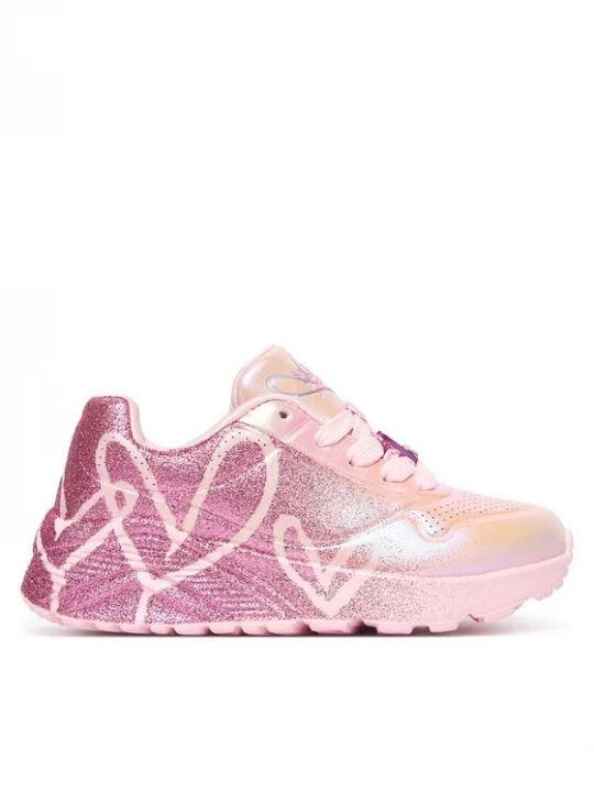 Obrázek produktu Skechers Sneakersy Jgoldcrown: Uno Lite - Heartdust Forever 310814L Růžová