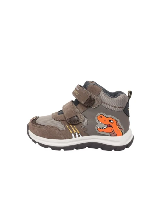 Obrázek produktu SKECHERS Sněhule 'Dino-Scouts' šedobéžová / tmavě šedá / oranžová / bílá