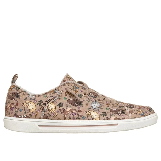 Obrázek produktu Skechers Ženy BOBS B Cute 2.0 - Kitten Kicks Shoes v Sedohnedá, Vegan, Pratelné v pračce
