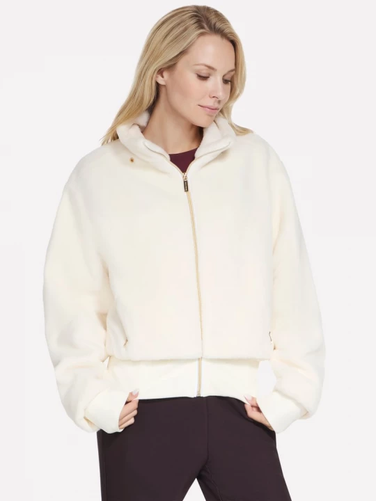 Obrázek produktu Skechers Ženy Cozy Luxe bunda v Krémově Bílý, Velikost Malý