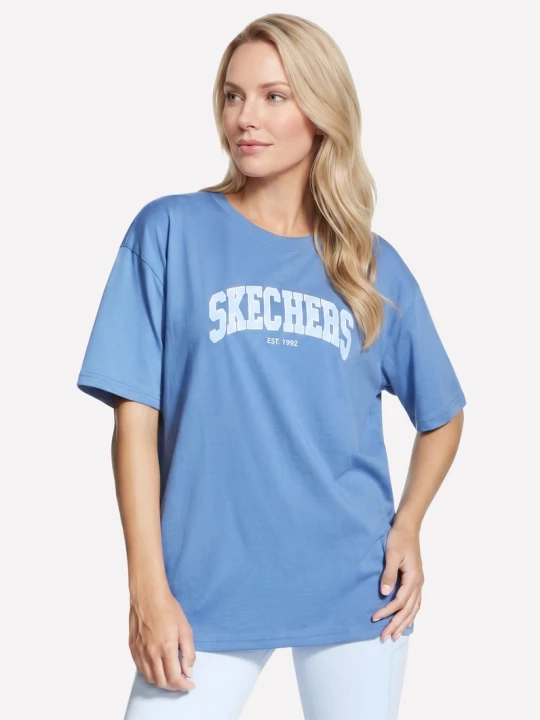 Obrázek produktu Skechers Ženy Destination Short Sleeve tričko v Poseidon