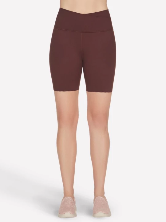 Obrázek produktu Skechers Ženy GO SCULPT 6 Inch Bike Short v Burgundské / Hnědý, Velikost Malý