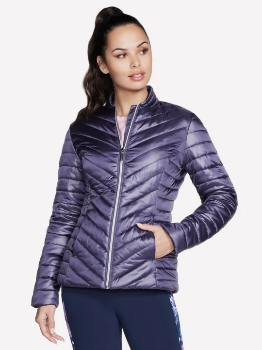 Obrázek produktu Skechers Ženy GO SHIELD Shine bunda v Nachový / Uhlí Barva