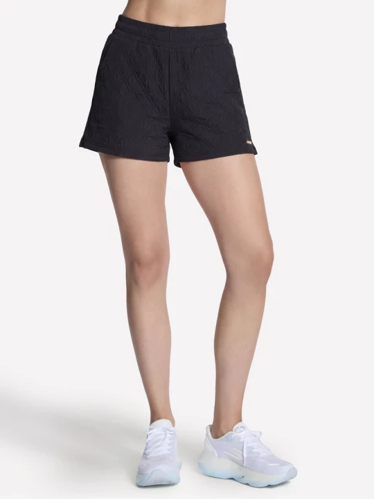 Obrázek produktu Skechers Ženy GO WALK Cozy Fit Diamond 4 Inch Short v Černá, Velikost Malý