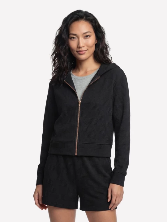 Obrázek produktu Skechers Ženy GO WALK Everywhere Diamond Full Zip bunda v Černá, Velikost Malý